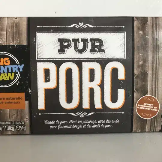 Porc / Formule Pur